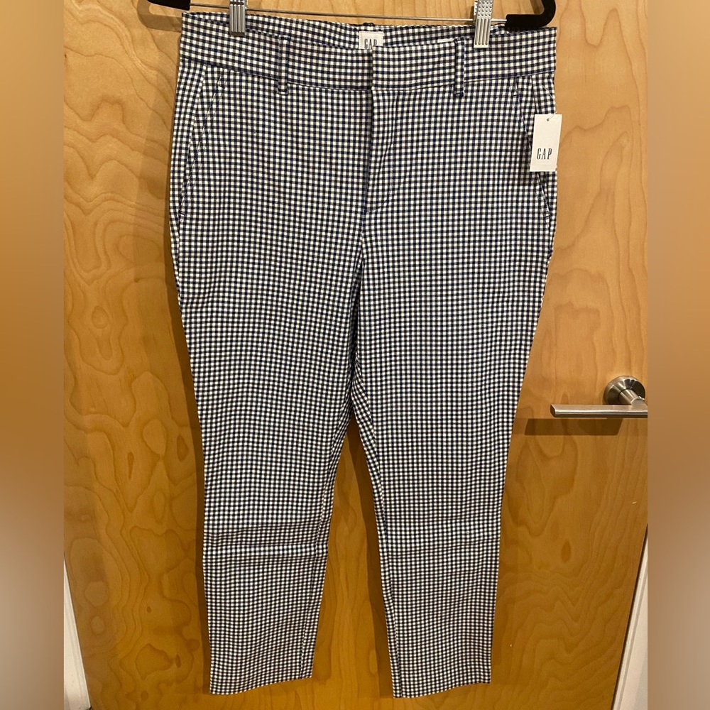 NWT navy blue and white pants